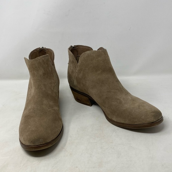 Michael by Michael Shannon Nadya Notch Suede Zippered Ankle Boots - Picture 2 of 8